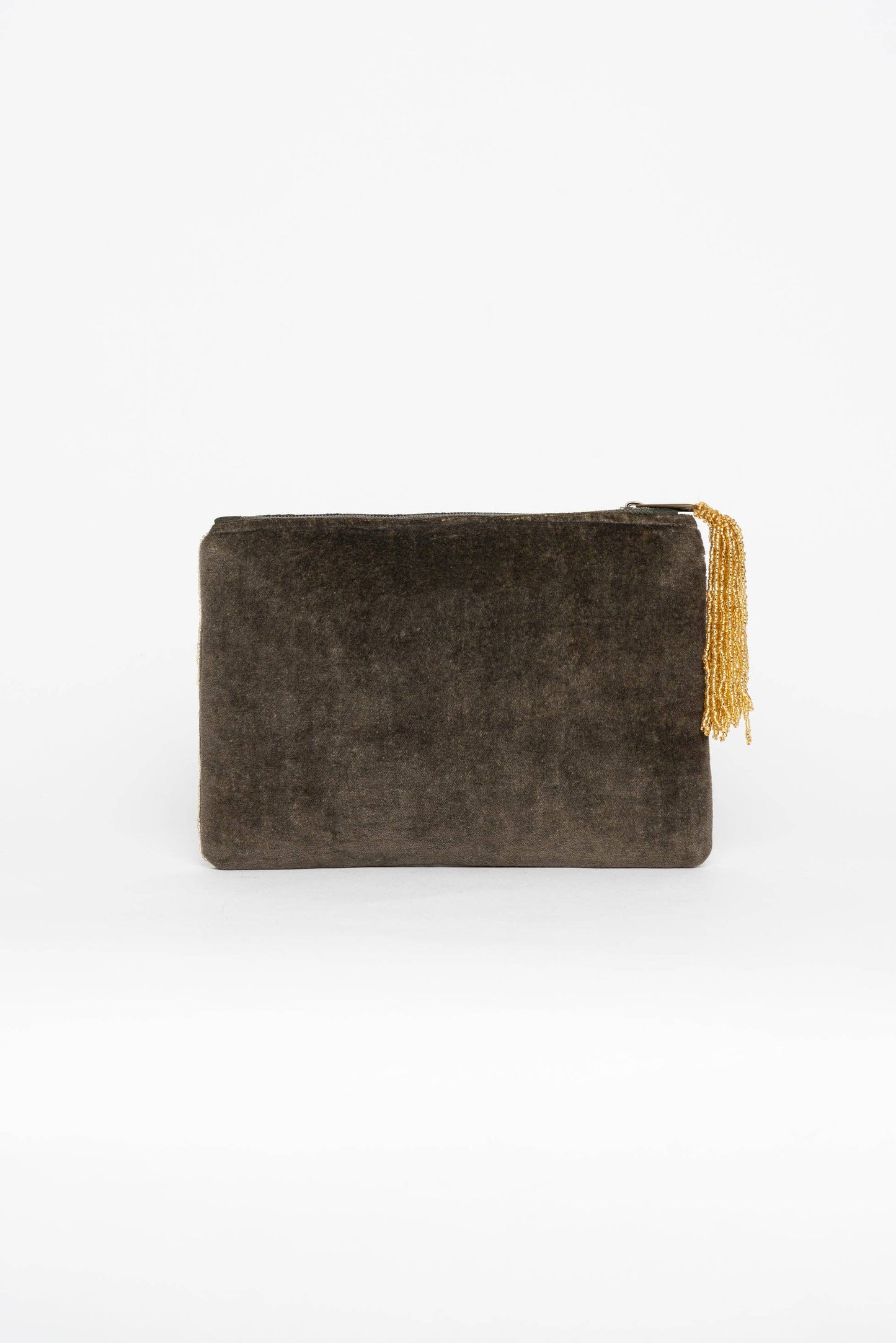 STELAR VELVET GREEN EYE CLUTCH
