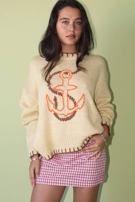 Anchor Knit Sweater