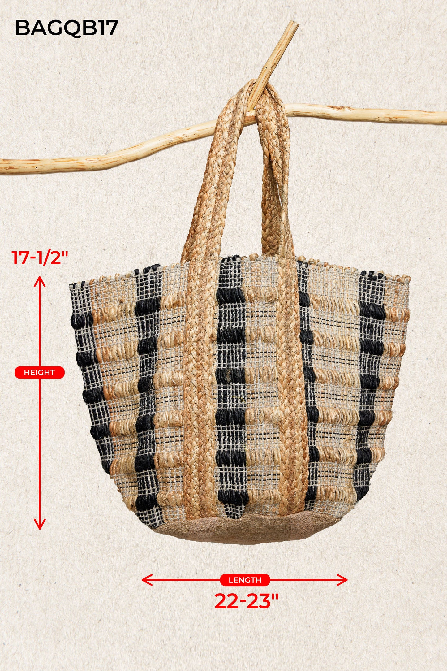 Handwoven Earthy Tote Bag