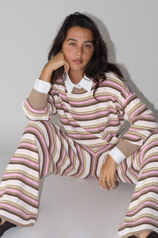 Multi Stripe Knit Top
