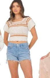 Crochet Cropped Sweater