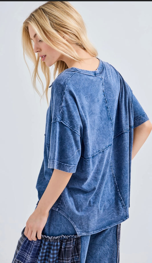 Mineral Washed Henley