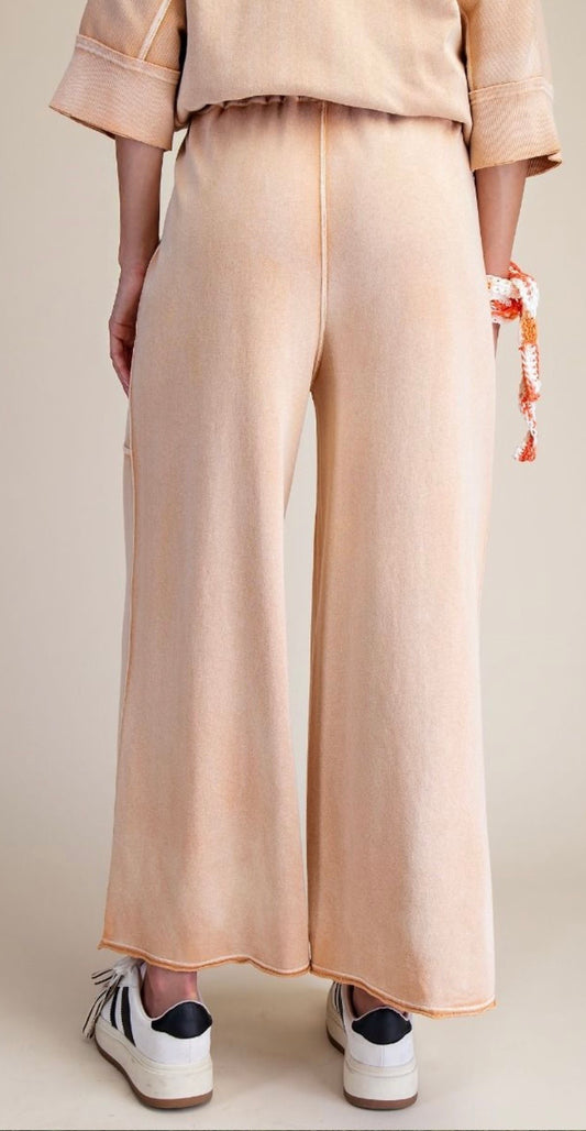 MONKEY WASHED TERRY PANTS