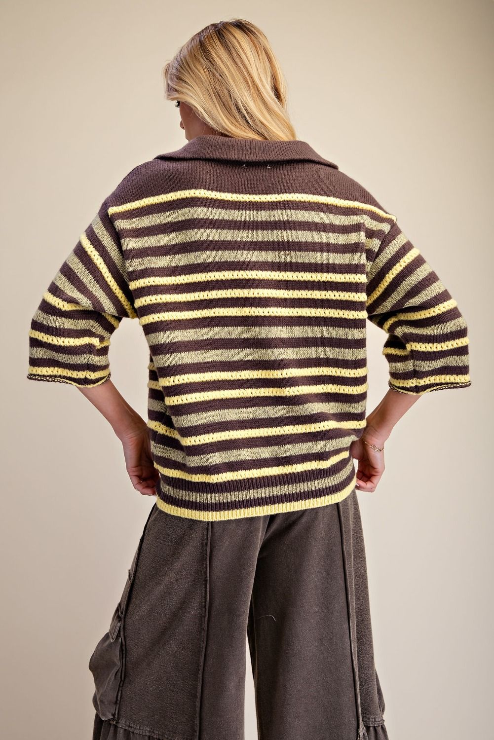 Striped Knit Sweater