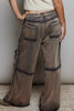 Stud Point High Rise Pants Charcoal