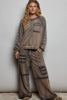 Stud Point High Rise Pants Charcoal