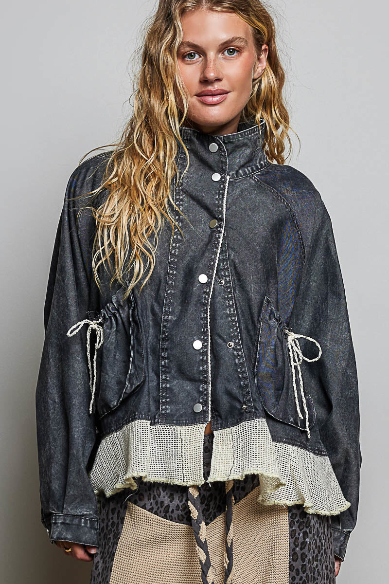Woven Tencel Jacket