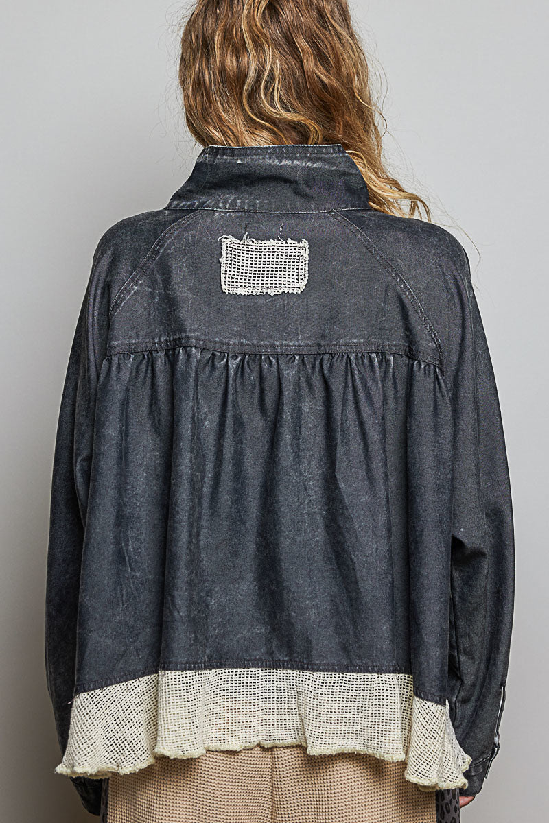 Woven Tencel Jacket