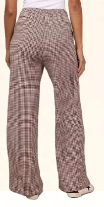 Cloud Fleece Flare  Pants Houndstooth