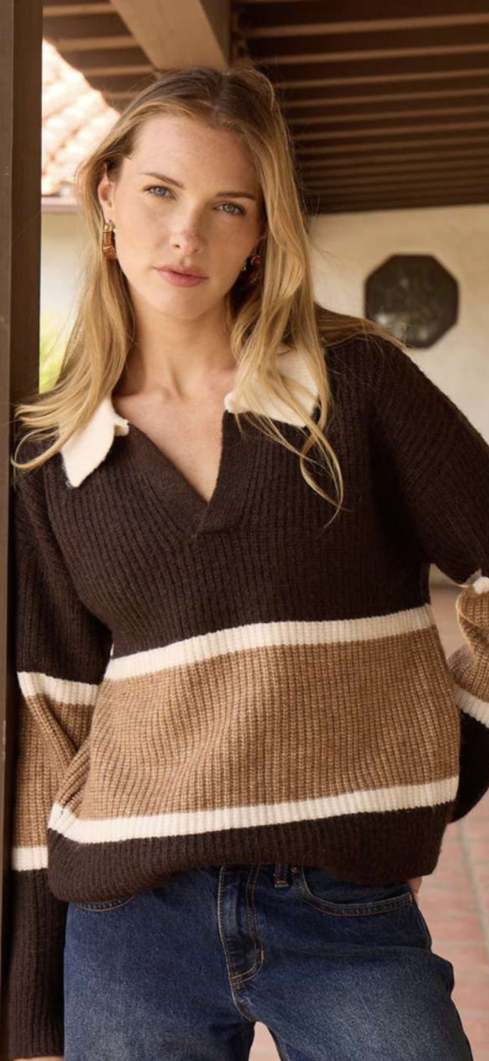 Buffalo Stripe Sweater