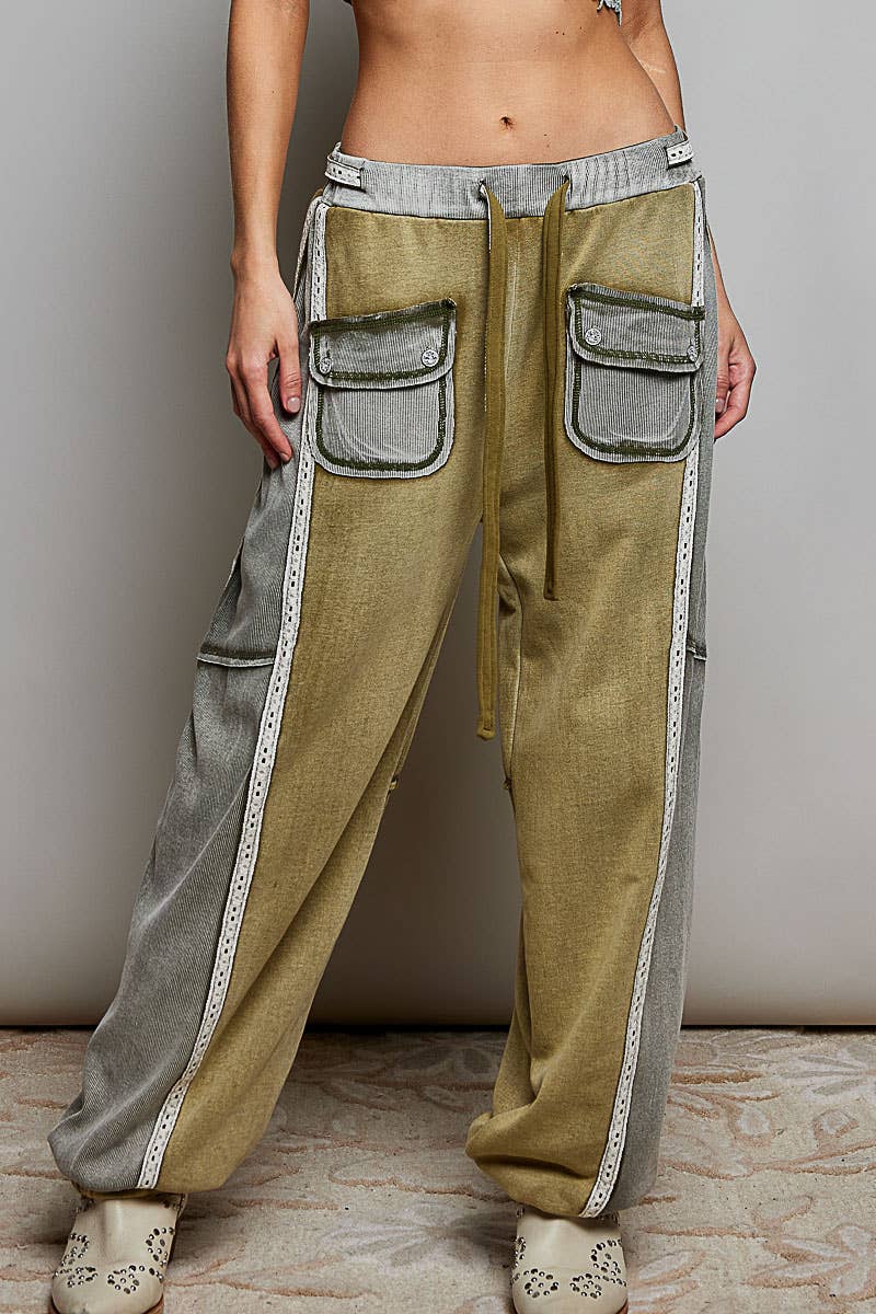 Vintage Washing Jogger Pants