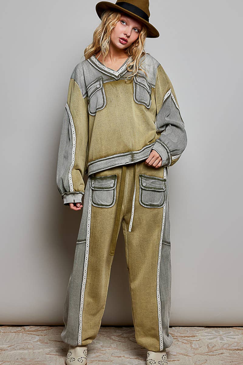 Vintage Washing Jogger Pants