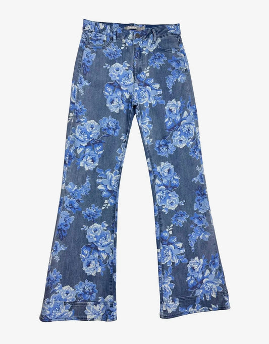 Tractr Blue Floral Flare