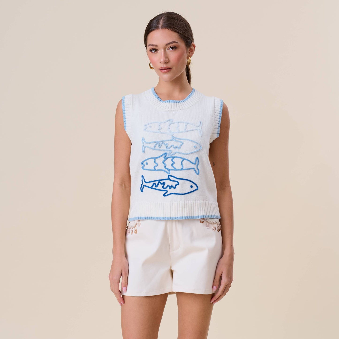 Sardine embroidered sweater