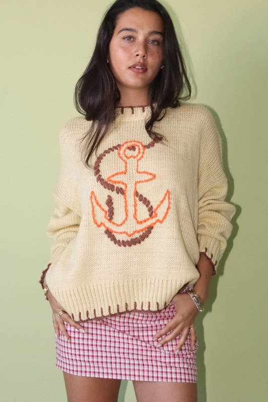 Anchor Knit Sweater