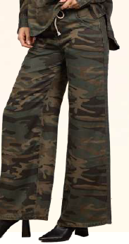 Camo Tencil wide leg
