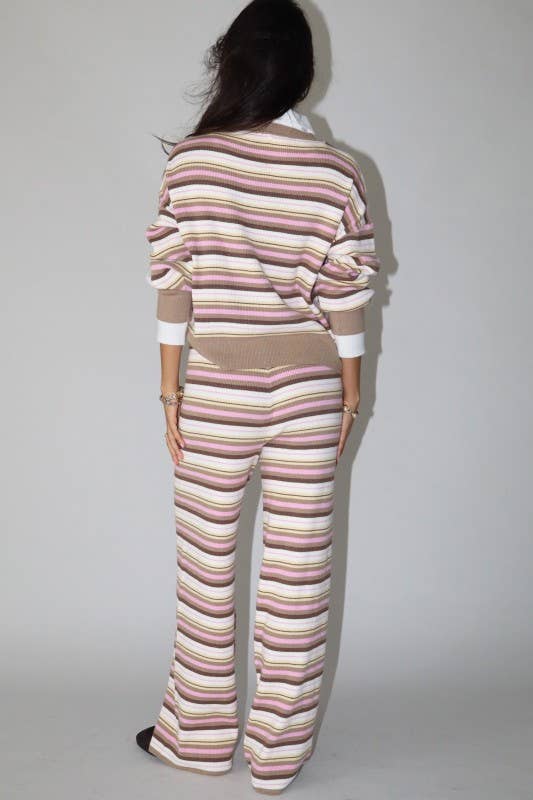 Multi Stripe Knit Top