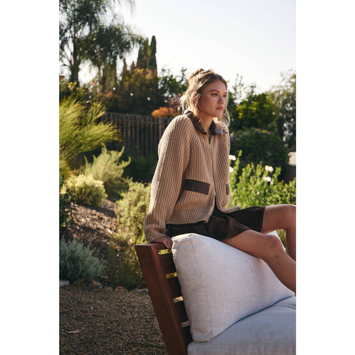 2 way Vegan Sweater Jacket