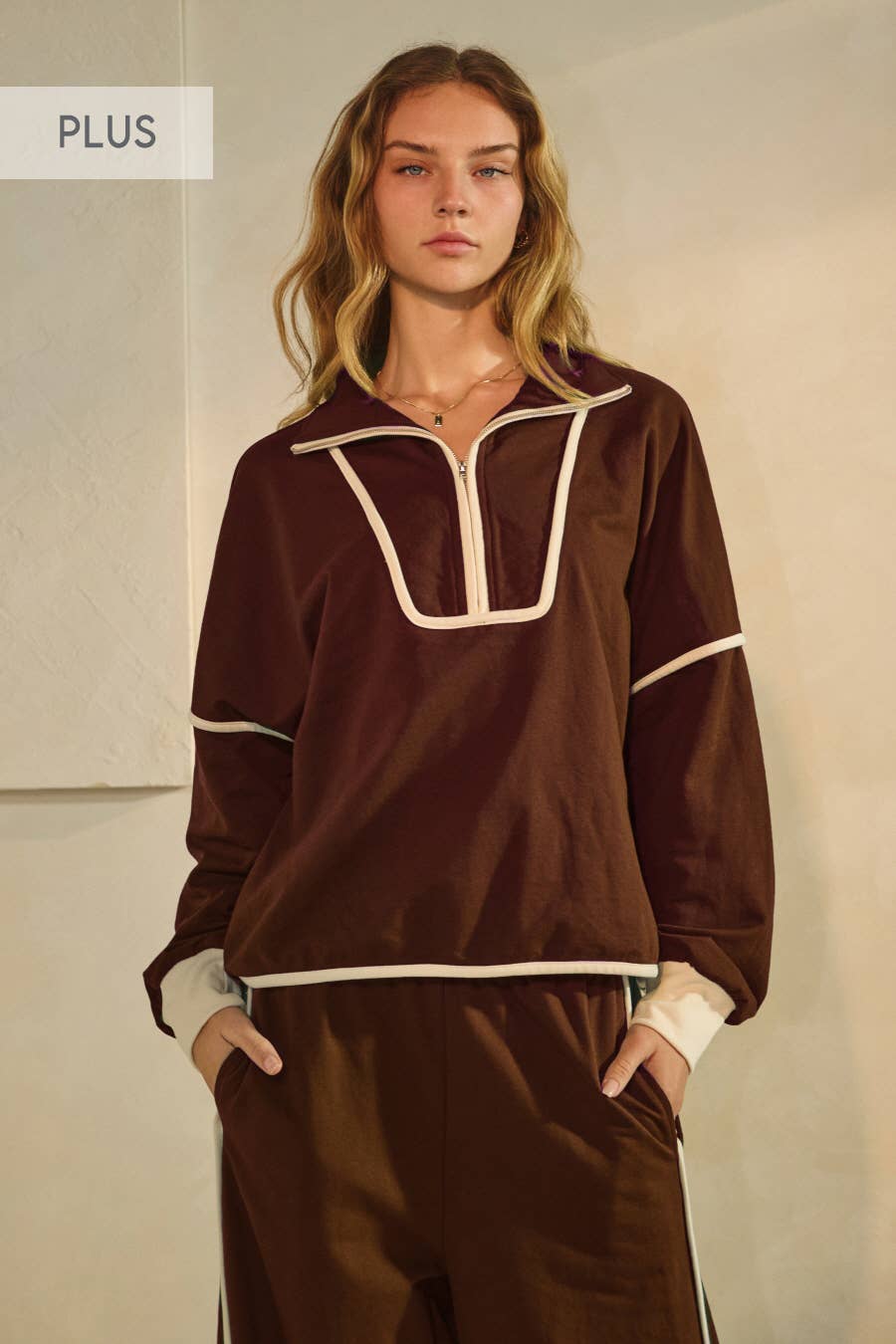 Plus French Terry Pullover