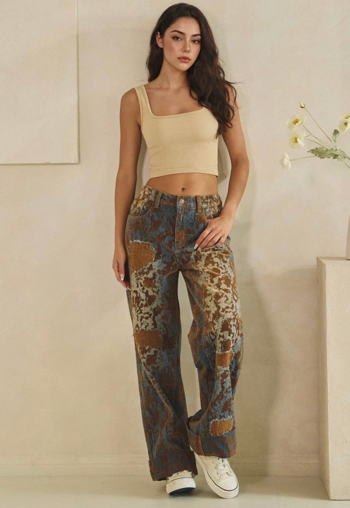 Burnout Denim Jeans