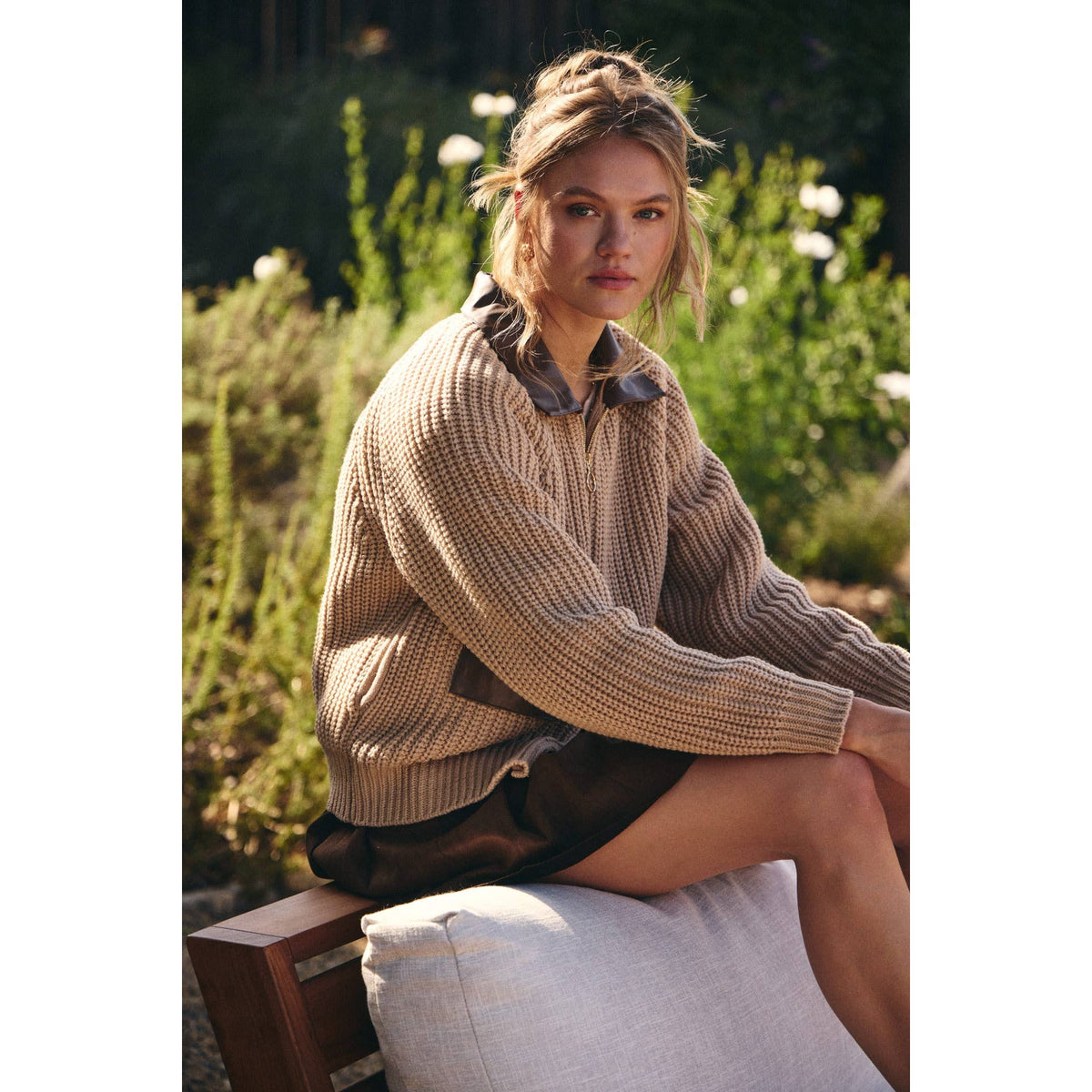 2 way Vegan Sweater Jacket