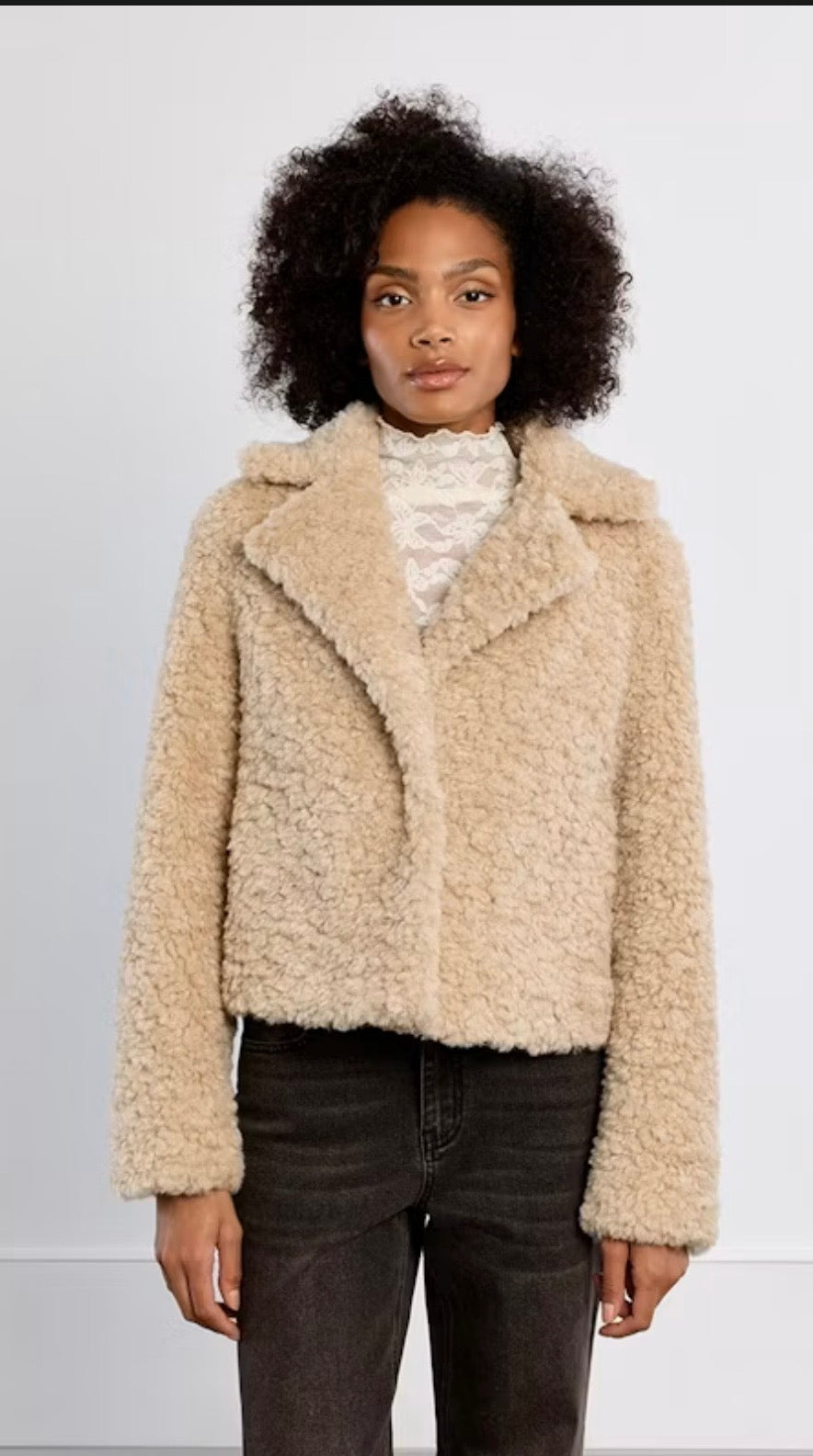 Teddy Open Jacket