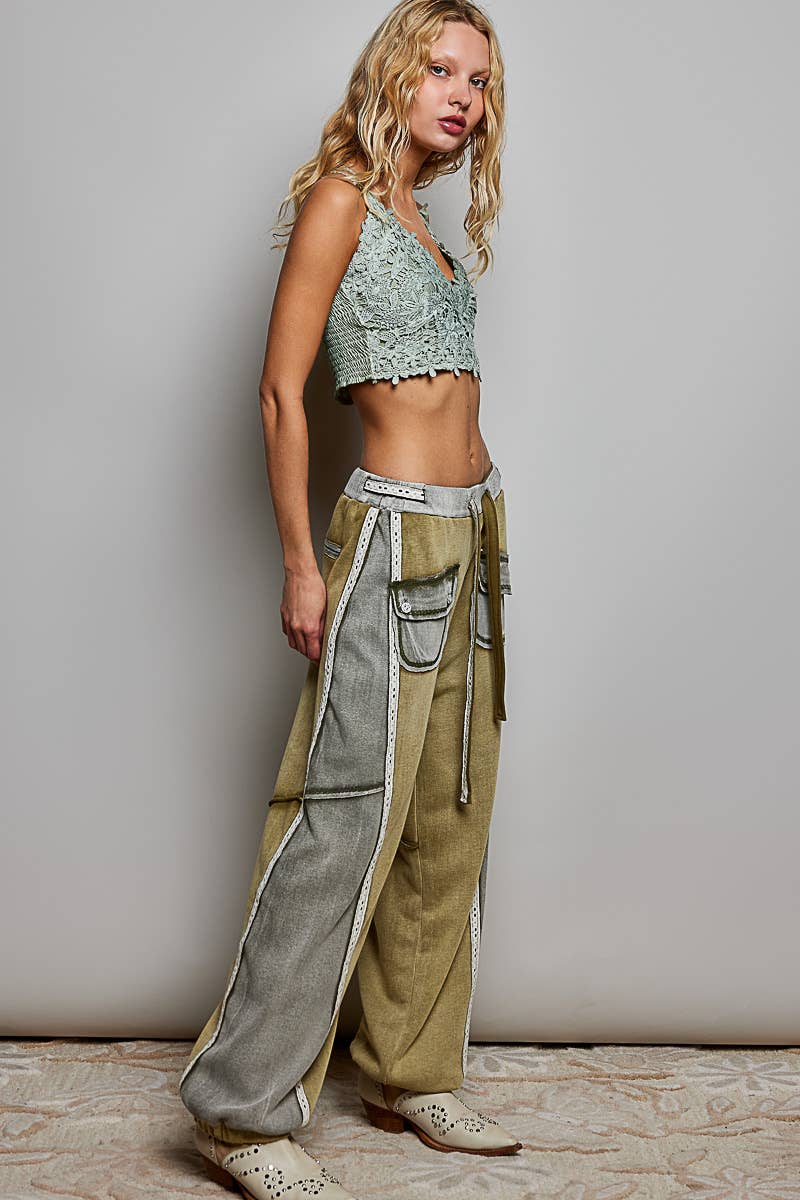 Vintage Washing Jogger Pants