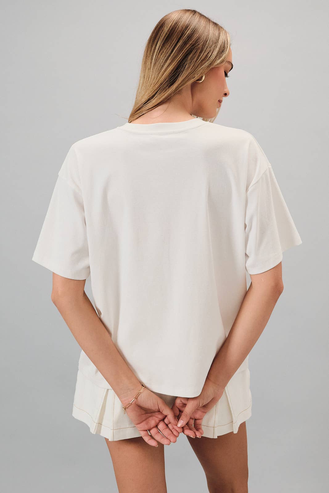 Crew neck seashell t-shirt