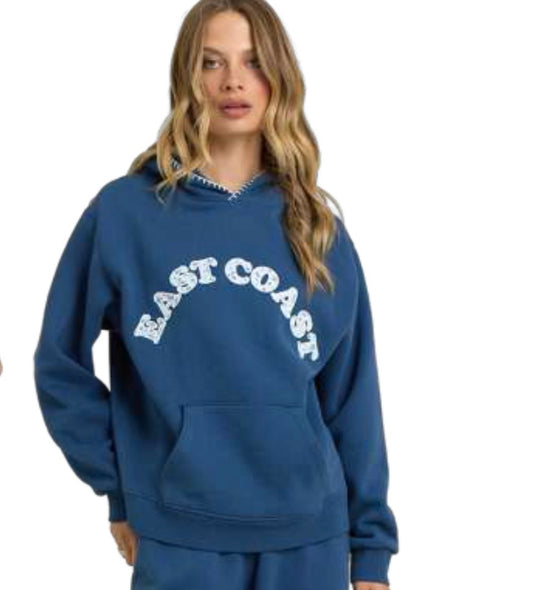Indigo Heavyweight East Coast Hoodie