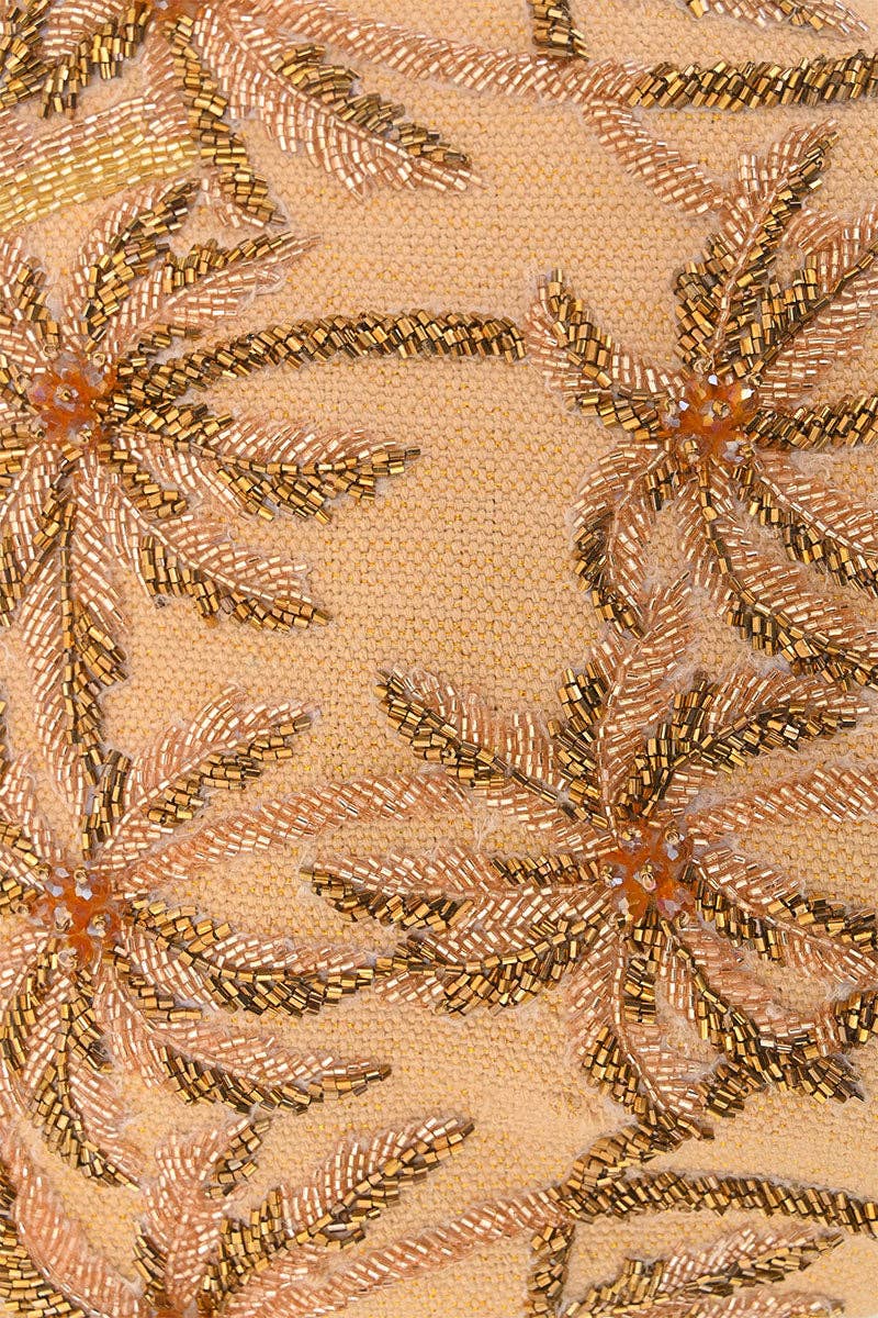 Palm Dunes Embellished Mini Tote