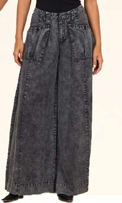 Tencel super wide leg pant