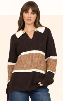 Buffalo Stripe Sweater