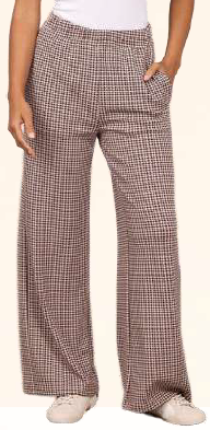 Cloud Fleece Flare  Pants Houndstooth