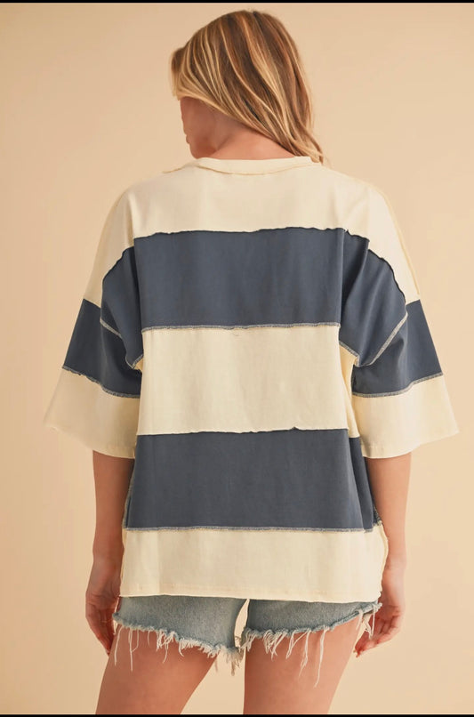 Polly Color Block Top