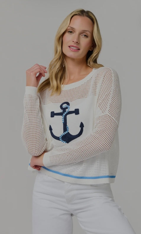 Anchor Mesh Sweater