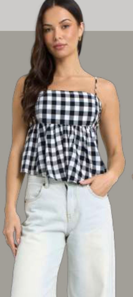 Gingham Tank