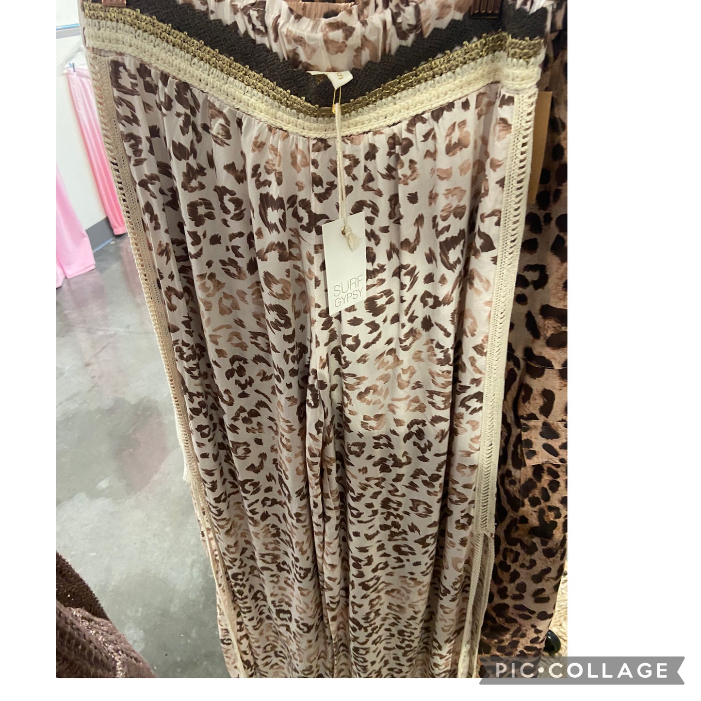 Cheetah beach pants