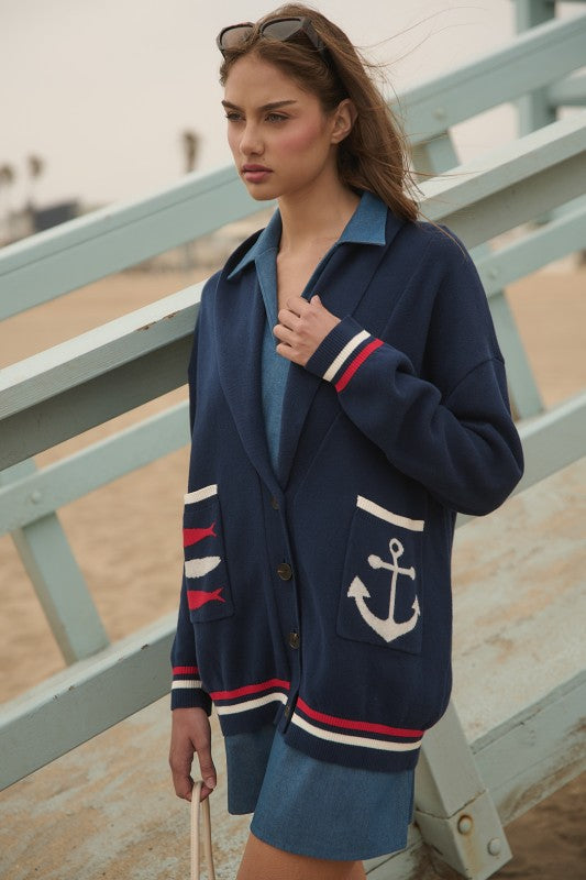 Sea cardigan Navy