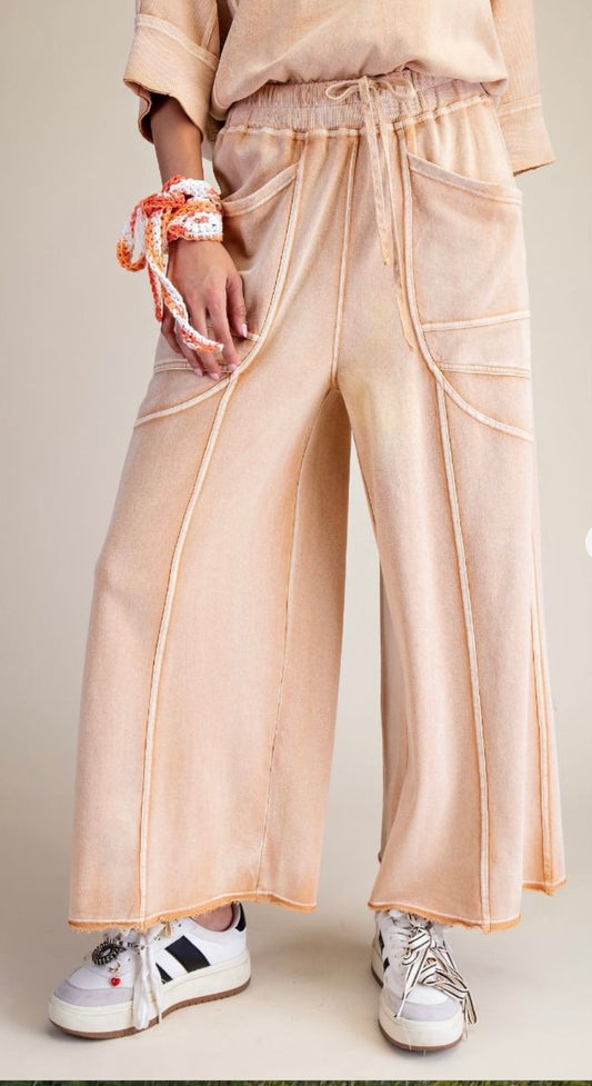 MONKEY WASHED TERRY PANTS