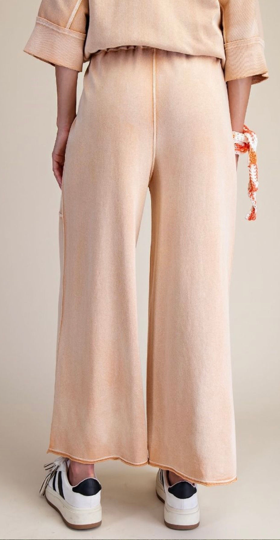 MONKEY WASHED TERRY PANTS