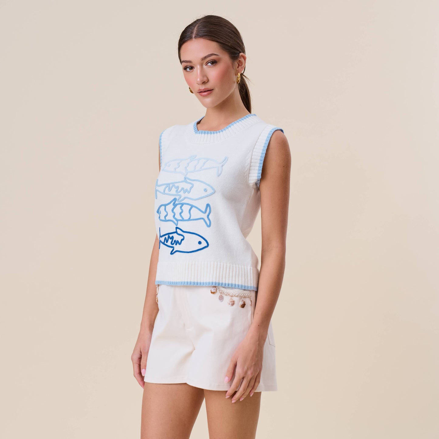 Sardine embroidered sweater