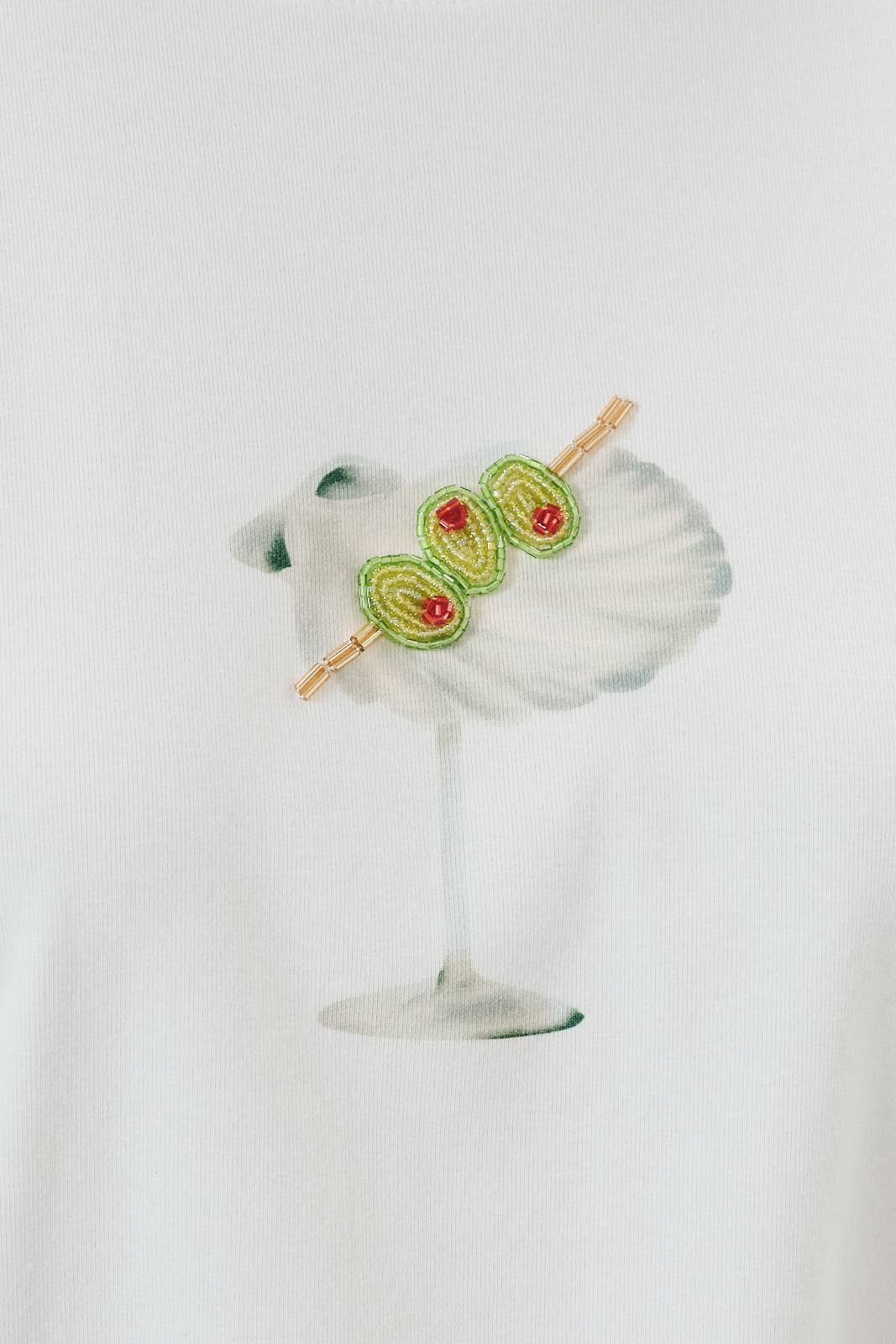 Crew neck seashell t-shirt