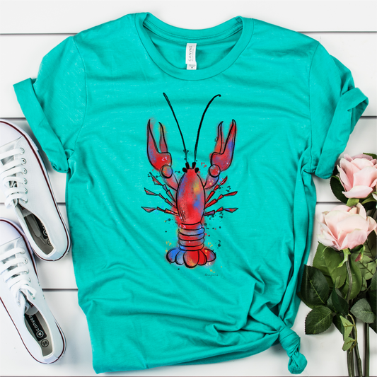 Watercolor crawfish