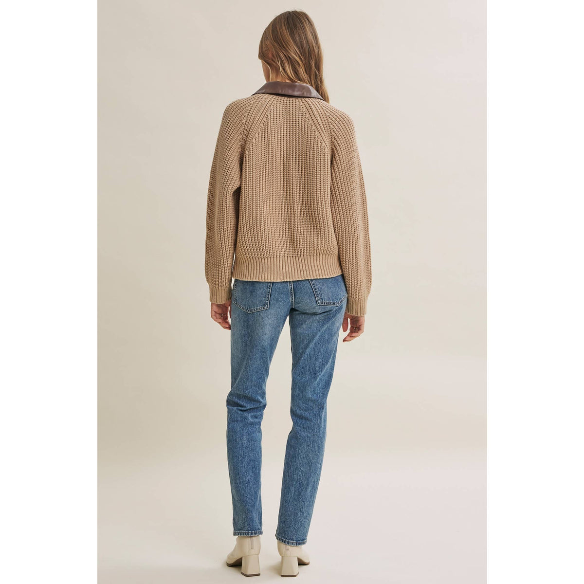 2 way Vegan Sweater Jacket