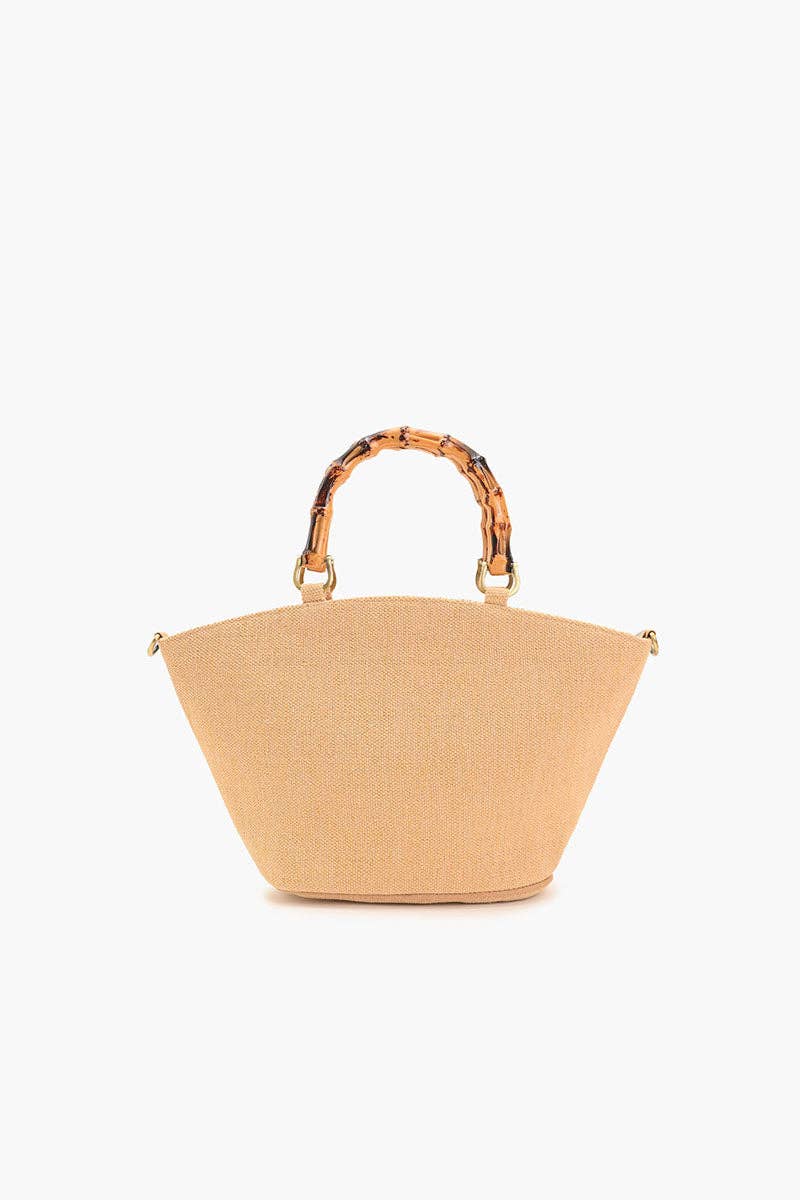 Palm Dunes Embellished Mini Tote