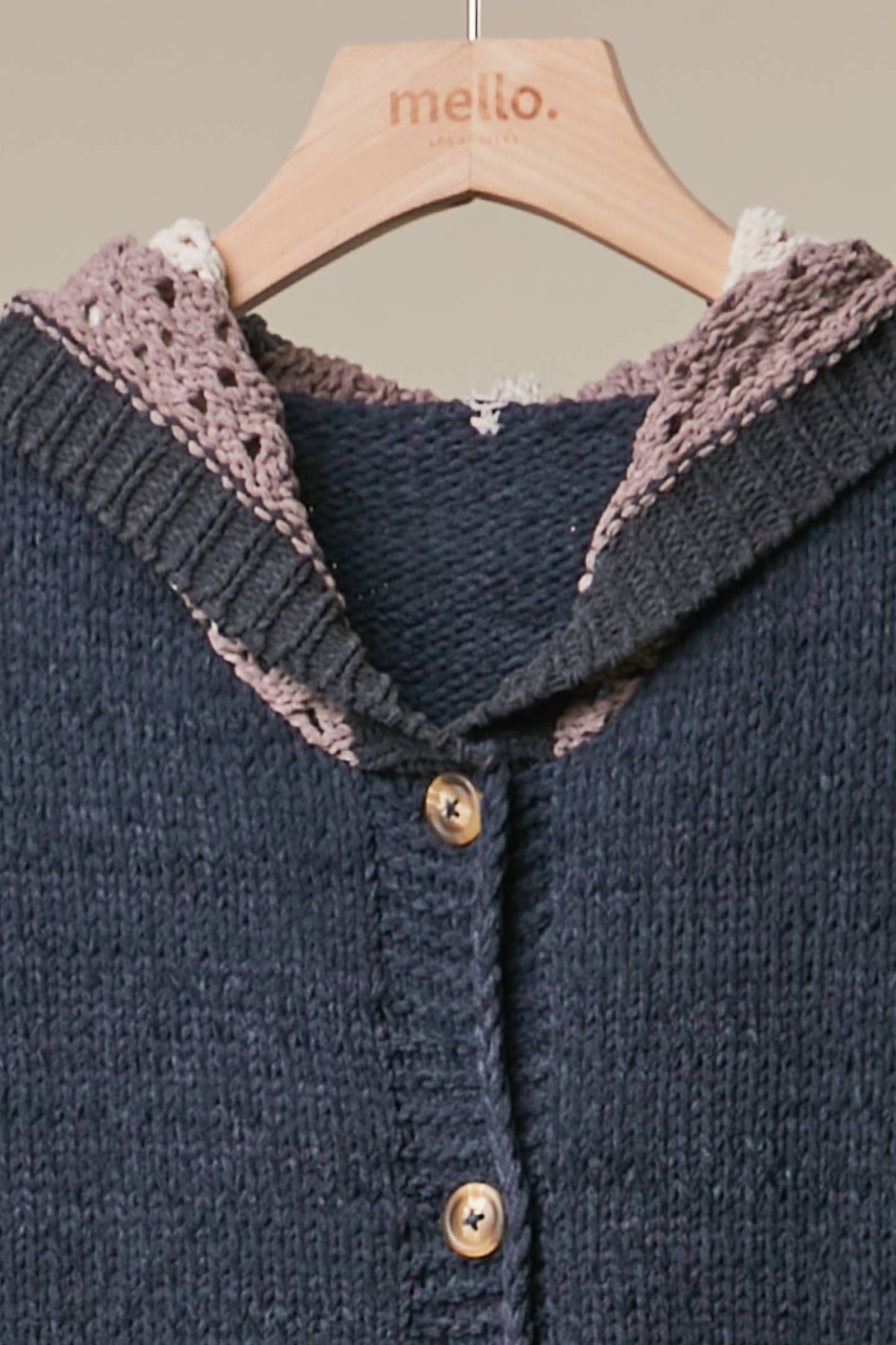 Crochet hoodie Sweater