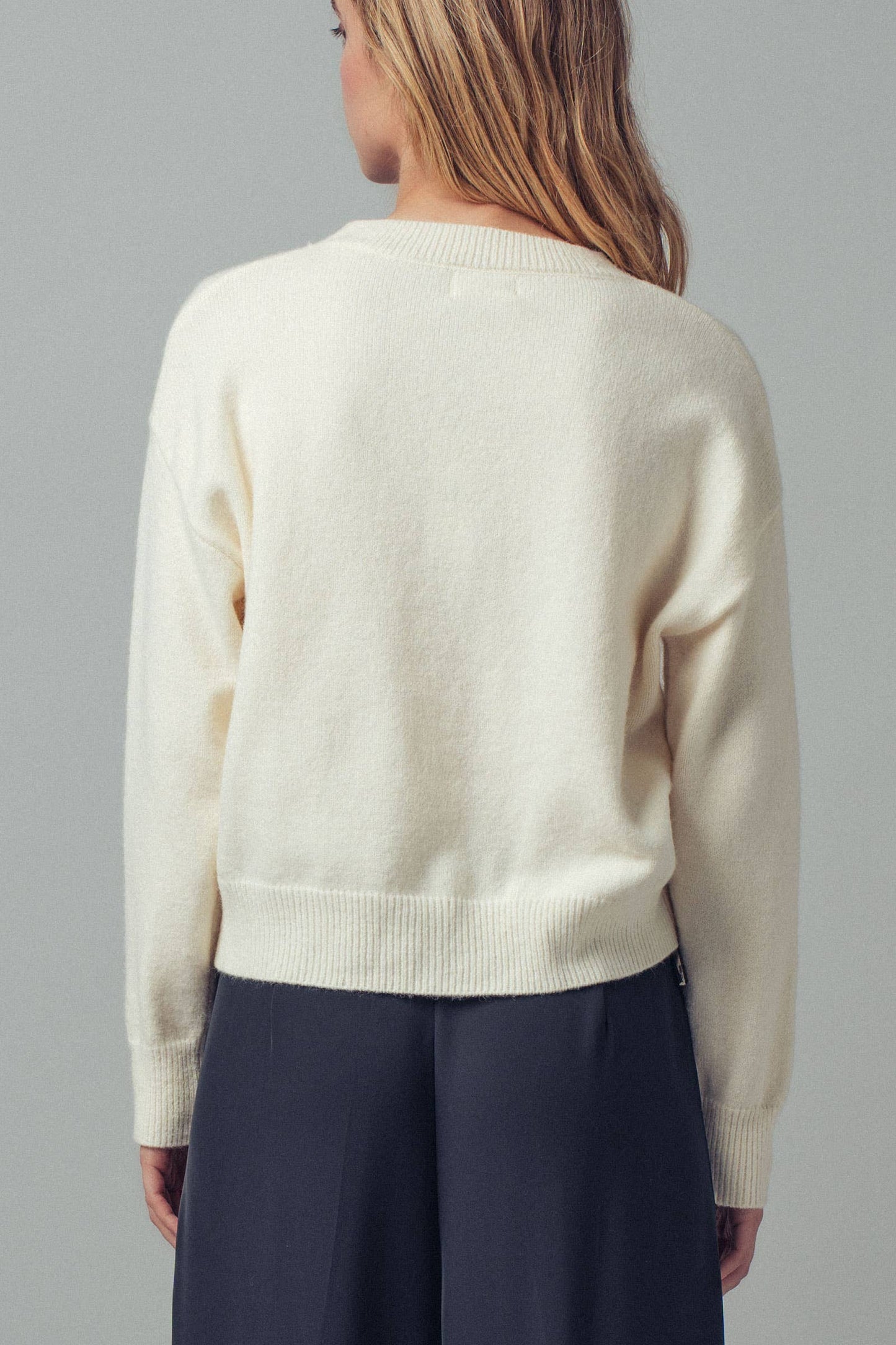 Embroidered Red Lobster Nautical Statement Sweater