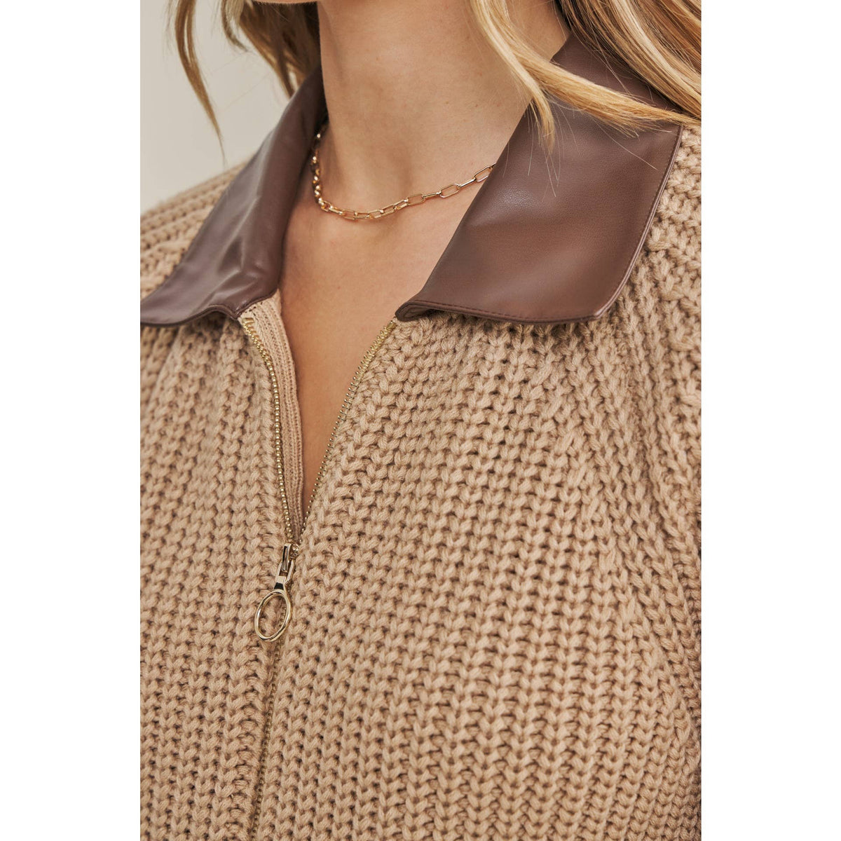 2 way Vegan Sweater Jacket