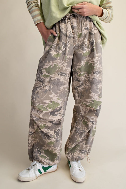 Camo twill pants