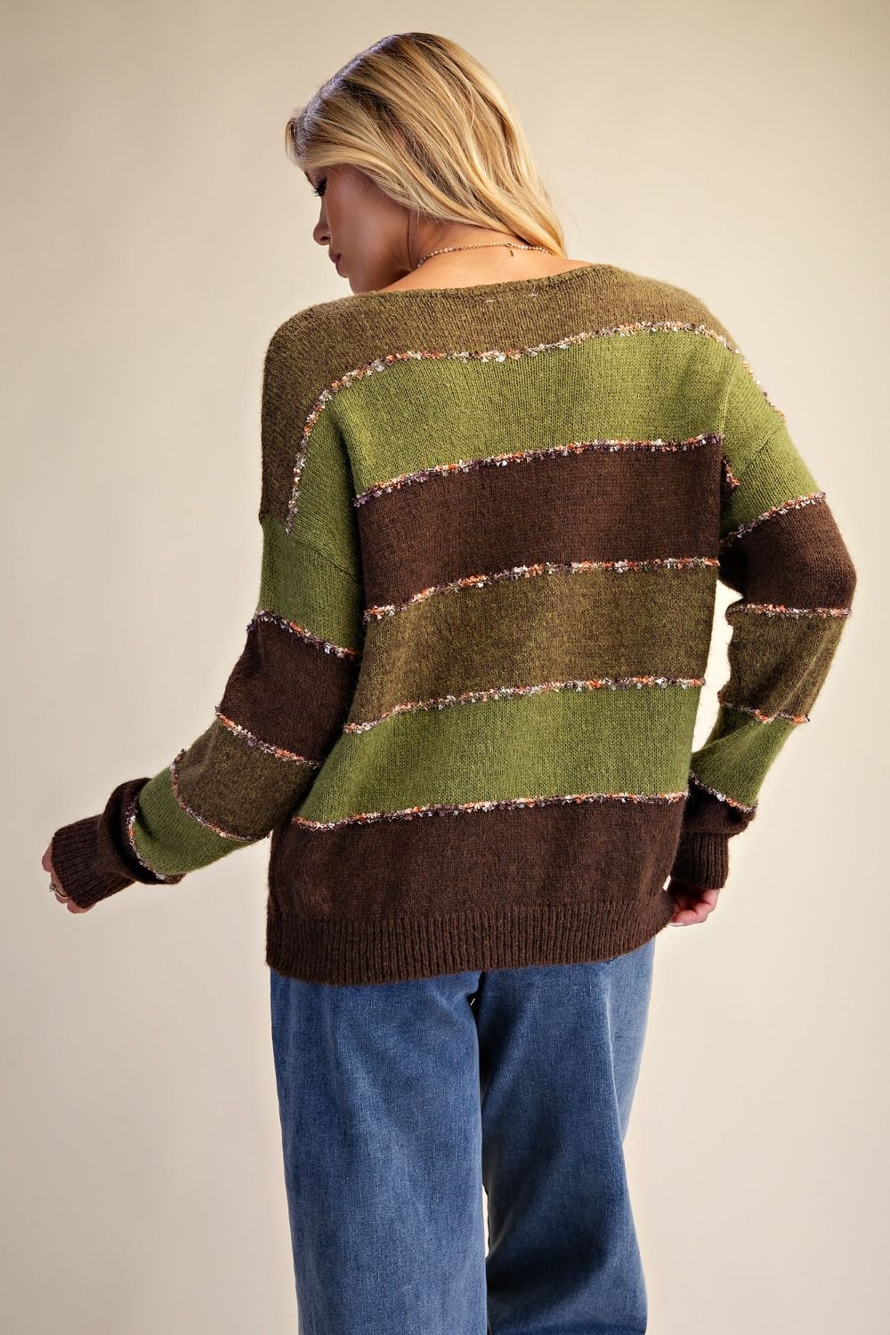 Striped Knit Sweater